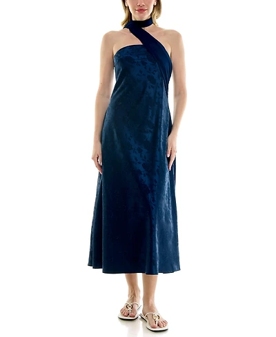 Row A Juniors' Strapless Midi Dress