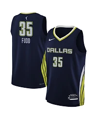 Nike Big Boys and Girls Nike Azzi Fudd Navy Dallas Wings Explorer Edition Jersey