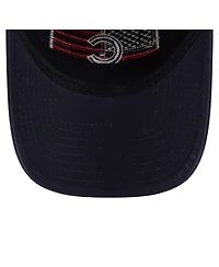 New Era Men's Navy Chicago Cubs Americana Flag 9TWENTY Adjustable Hat