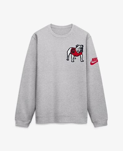 Nike Men's Heather Gray Georgia Bulldogs Legacy Sweatshirt