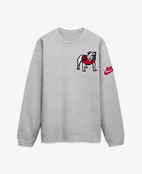 Nike Men's Heather Gray Georgia Bulldogs Legacy Sweatshirt
