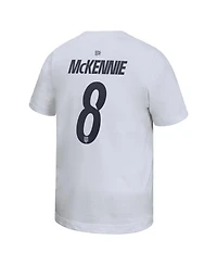 Nike Big Boys and Girls Weston McKennie White Usmnt Home Player Name & Number T-Shirt