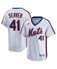 Nike Men's Tom Seaver White New York Mets Cooperstown Collection Limited Jersey