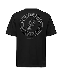 Sportiqe Men's and Women's Black San Antonio Spurs Duke Premium T-Shirt