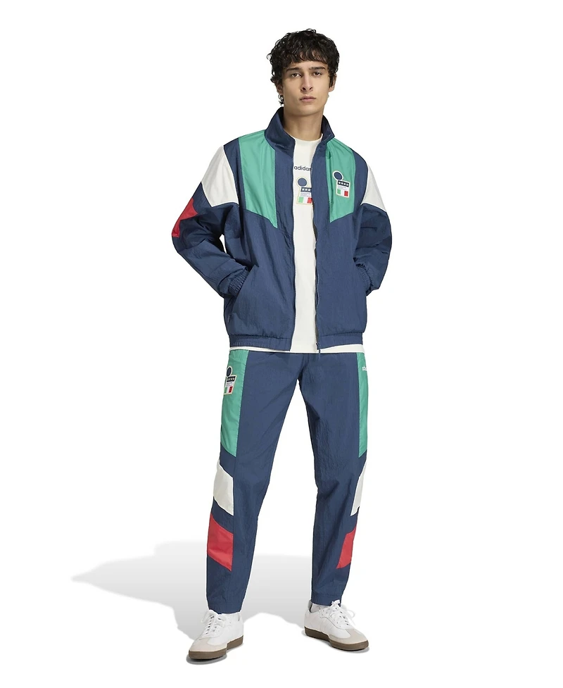 Adidas Men's Blue Italy National Team Eqt Track Pants