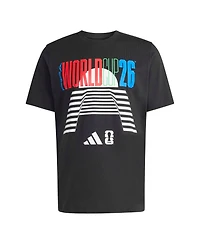 Adidas Men's Black 2026 Fifa World Cup Tour T-Shirt