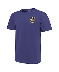 Image One Men's Purple Lsu Tigers America's Team T-Shirt