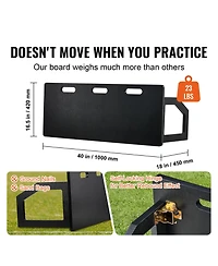 Vevor Soccer Rebounder Board Portable Soccer Wall with 2 Angles Rebound