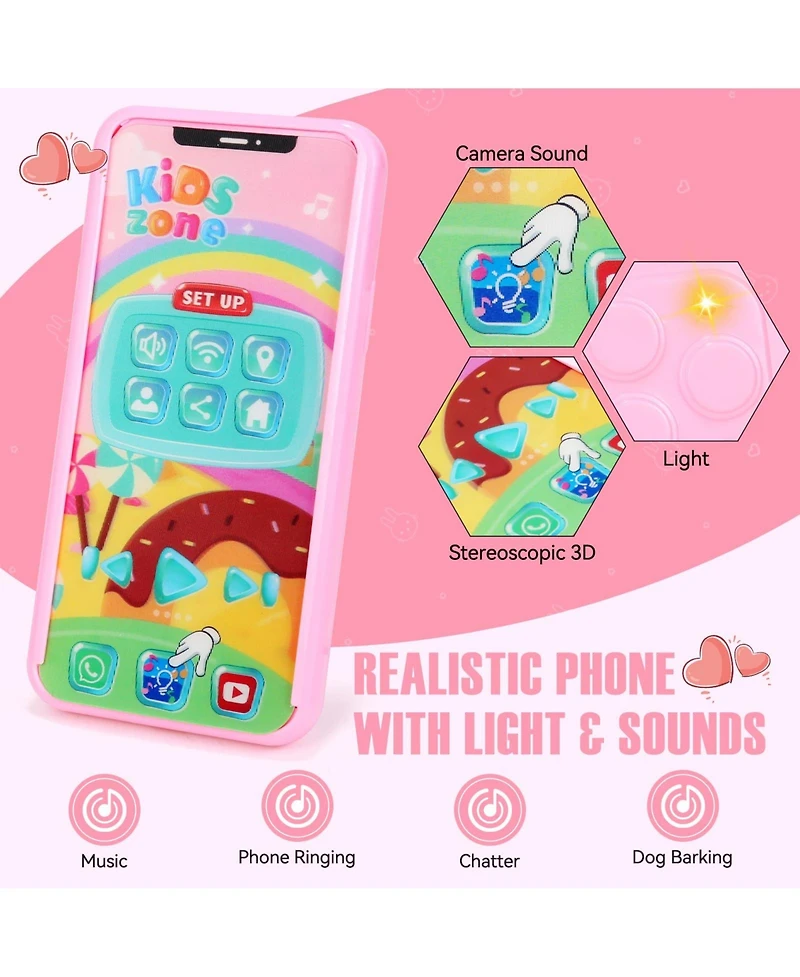 Gnuadz Pretend Play Purse Makeup Princess Accessories Birthday Gift Kids