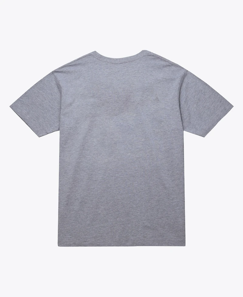 Mitchell & Ness Men's and Women's Heather Gray Denver Nuggets Hardwood Classics Arch T-Shirt