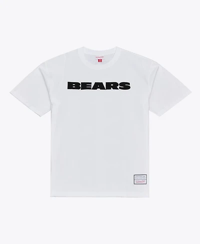 Mitchell & Ness Men's White Chicago Bears Monochrome T-Shirt