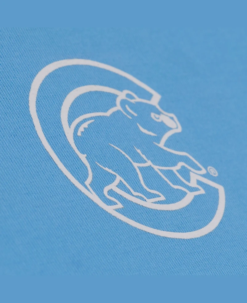 Mitchell & Ness Men's Light Blue Chicago Cubs Insignia Premium T-Shirt