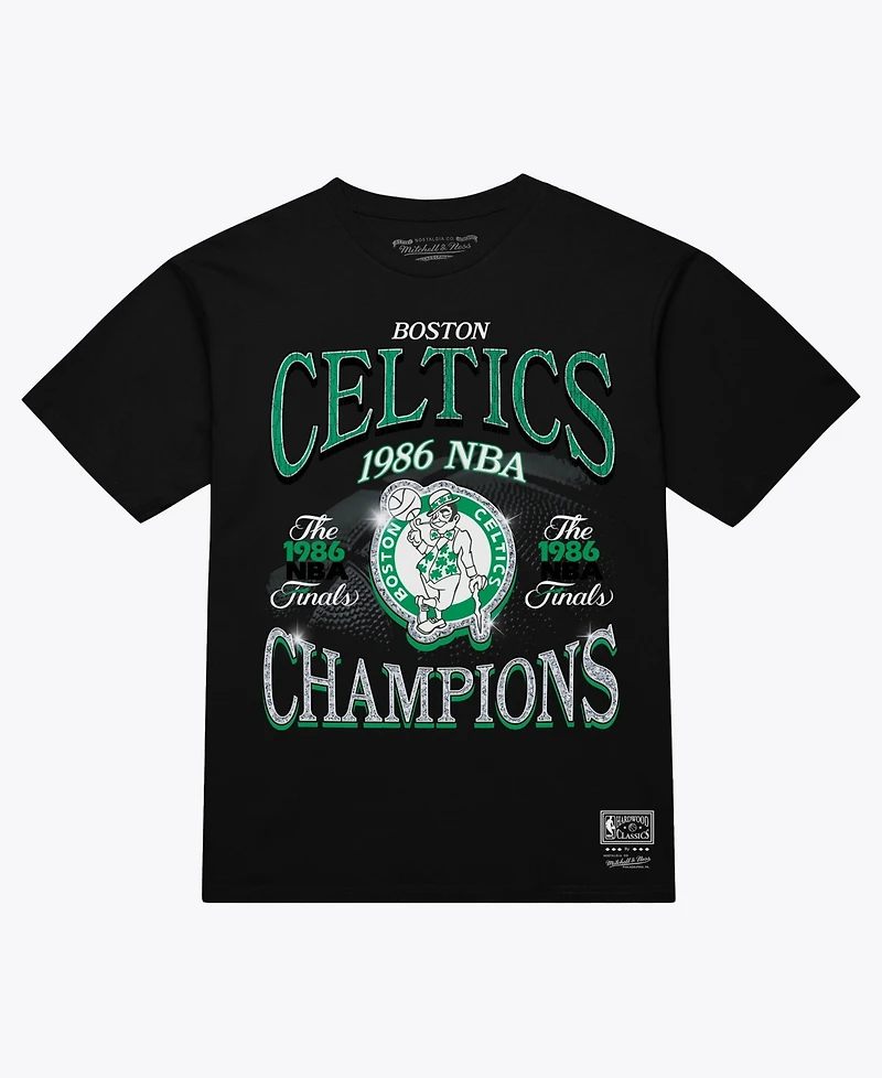 Mitchell & Ness Men's Black Boston Celtics s Era T-Shirt