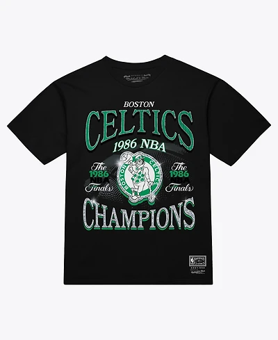 Mitchell & Ness Men's Black Boston Celtics s Era T-Shirt