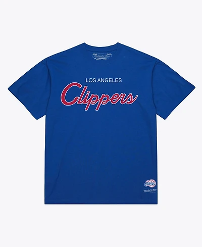 Mitchell & Ness Men's Royal La Clippers Wordmark T-Shirt