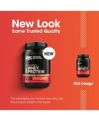 Optimum Nutrition, Gold Standard 100% Whey Protein Powder, 24 g Protein, Strawberry Banana, 2 lb, 30 Servings