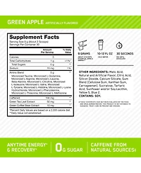Optimum Nutrition Amino Energy, Pre Workout with Tea, Bcaa, Amino Acids, Keto Friendly, Coffee Extract, Apple, 30 Servings
