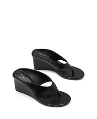 Therapy Australia Women's Sera Round Toe Wedge Thong Heel