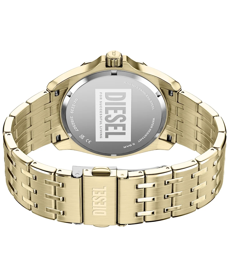 Diesel Men's Stinger Quartz Gold Stainless Steel Watch 44mm