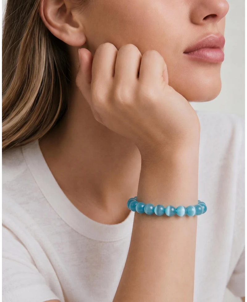 seree Manifest Collection Attraction Cat's Eye Beaded Bracelet