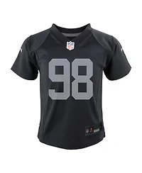 Nike Preschool Maxx Crosby Black Las Vegas Raiders Team Game Jersey