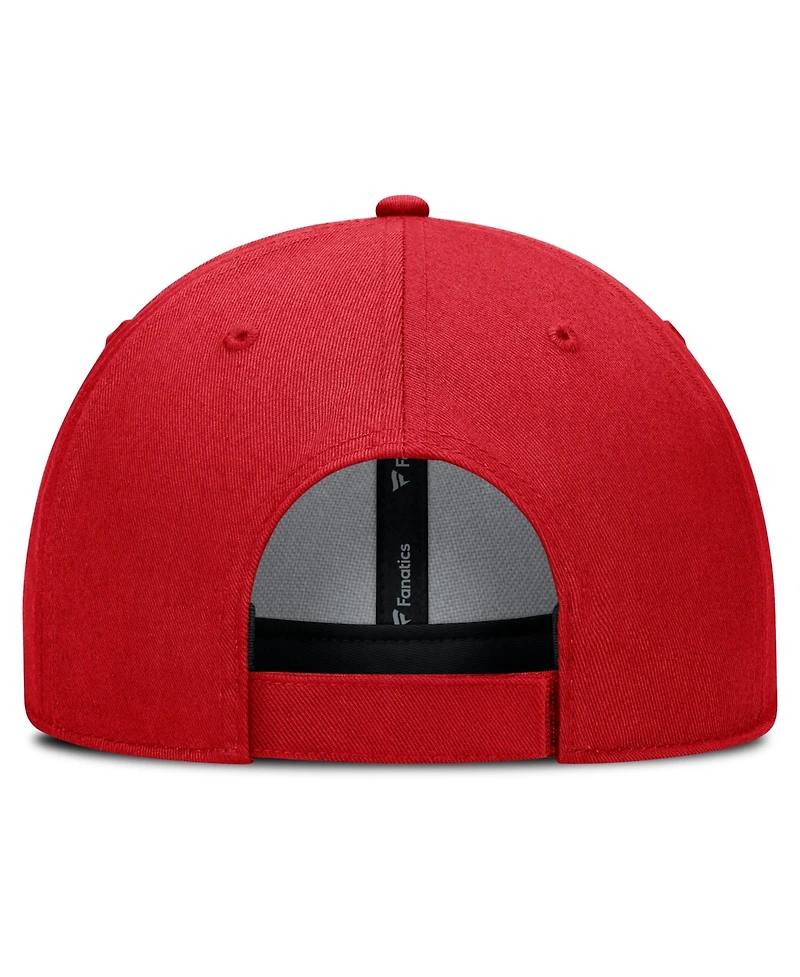 Fanatics Men's Red Carolina Hurricanes Force Adjustable Hat