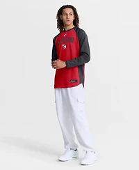 Nike Men's Red Cleveland Guardians Authentic Collection Raglan Dri-fit Sweatshirt