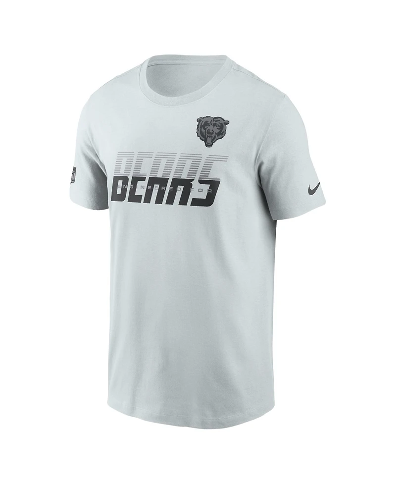Nike Men's Gray Chicago Bears Sideline Dri-fit T-Shirt