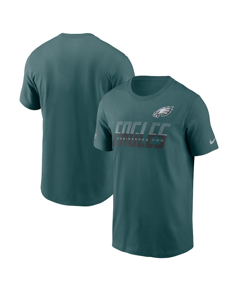 Nike Men's Midnight Green Philadelphia Eagles Sideline Dri-fit T-Shirt