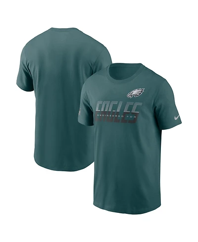 Nike Men's Midnight Green Philadelphia Eagles Sideline Dri-fit T-Shirt