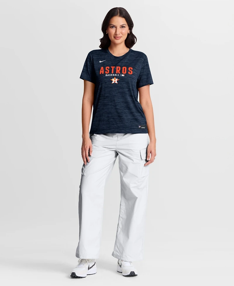 Nike Women's Navy Houston Astros Authentic Collection Velocity Dri-fit T-Shirt