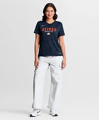 Nike Women's Navy Houston Astros Authentic Collection Velocity Dri-fit T-Shirt