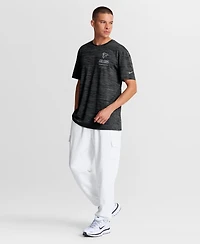 Nike Men's Black Atlanta Falcons Sideline Double Covered Dri-fit Velocity T-Shirt