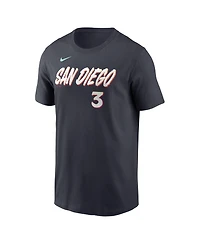 Nike Men's Jackson Merrill Obsidian San Diego Padres City Connect Name & Number T-Shirt