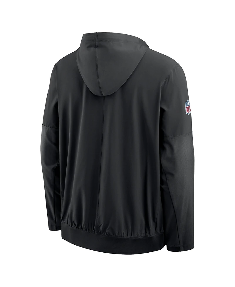 Nike Men's Black Washington Commanders Alt Anorak Half-Zip Hooded Jacket