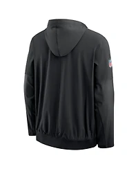 Nike Men's Black Washington Commanders Alt Anorak Half-Zip Hooded Jacket