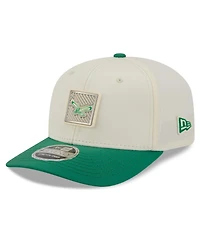 New Era Men's Cream/Kelly Green Philadelphia Eagles 2026 Nfl Training Camp 9SEVENTY Adjustable Hat