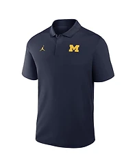 Jordan Men's Navy Michigan Wolverines Dri-fit Victory Polo Shirt