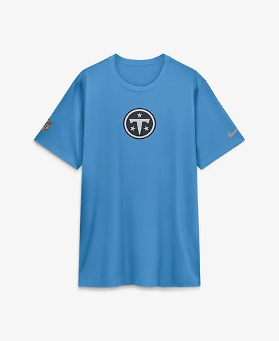 Nike Men's Light Blue Tennessee Titans Sideline Lead The Charge Legend Dri-fit T-Shirt