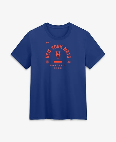 Nike Women's Royal New York Mets Authentic Collection Early Work Tri-Blend Dri-fit T-Shirt