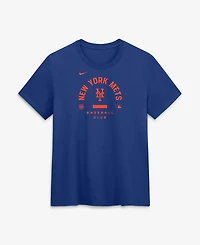 Nike Women's Royal New York Mets Authentic Collection Early Work Tri-Blend Dri-fit T-Shirt