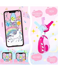 Gnuadz Play Purse Pretend Princess Handbag Camera Phone Wallet Key Gift 3 6 plus