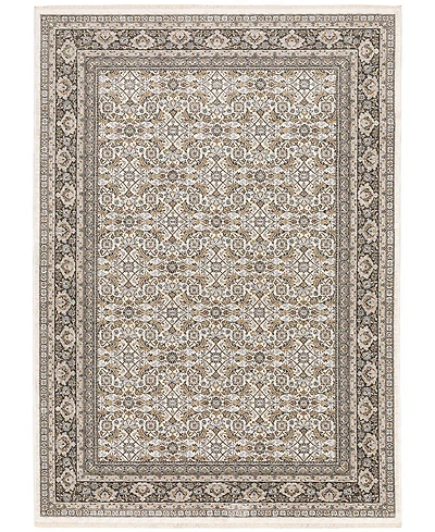 Oriental Weavers Maharaja 2061N Ivory and Gray 3'3" x 5' Area Rug