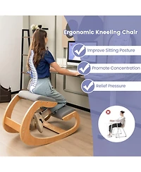 Gouun Ergonomic Kneeling Chair with Padded Seat and Knee Support