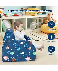 Gouun 3-in-1 Convertible Kids Sofa Bed and Flip-Out Lounger