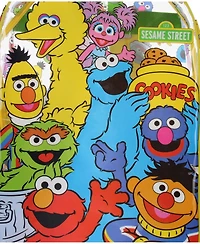 Sesame Street Elmo Big Bird Cookie Monster Clear Travel Backpack For Daily Use 16"