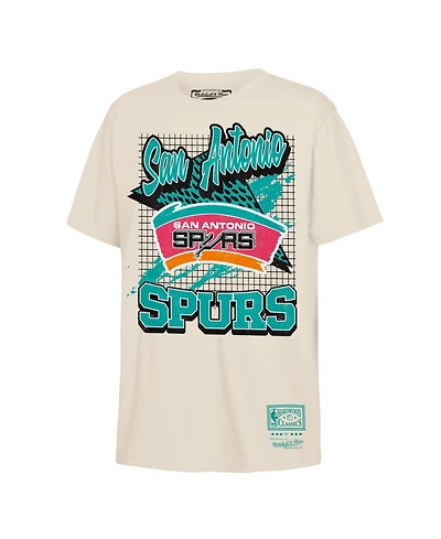 Mitchell & Ness Toddler Natural San Antonio Spurs Retro Wizard T-Shirt