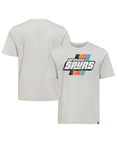 Sportiqe Men's and Women's Silver San Antonio Spurs Duke Alva T-Shirt