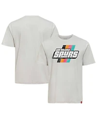 Sportiqe Men's and Women's Silver San Antonio Spurs Duke Alva T-Shirt