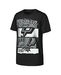 Outerstuff Big Boys and Girls Black San Antonio Spurs The Paint T-Shirt